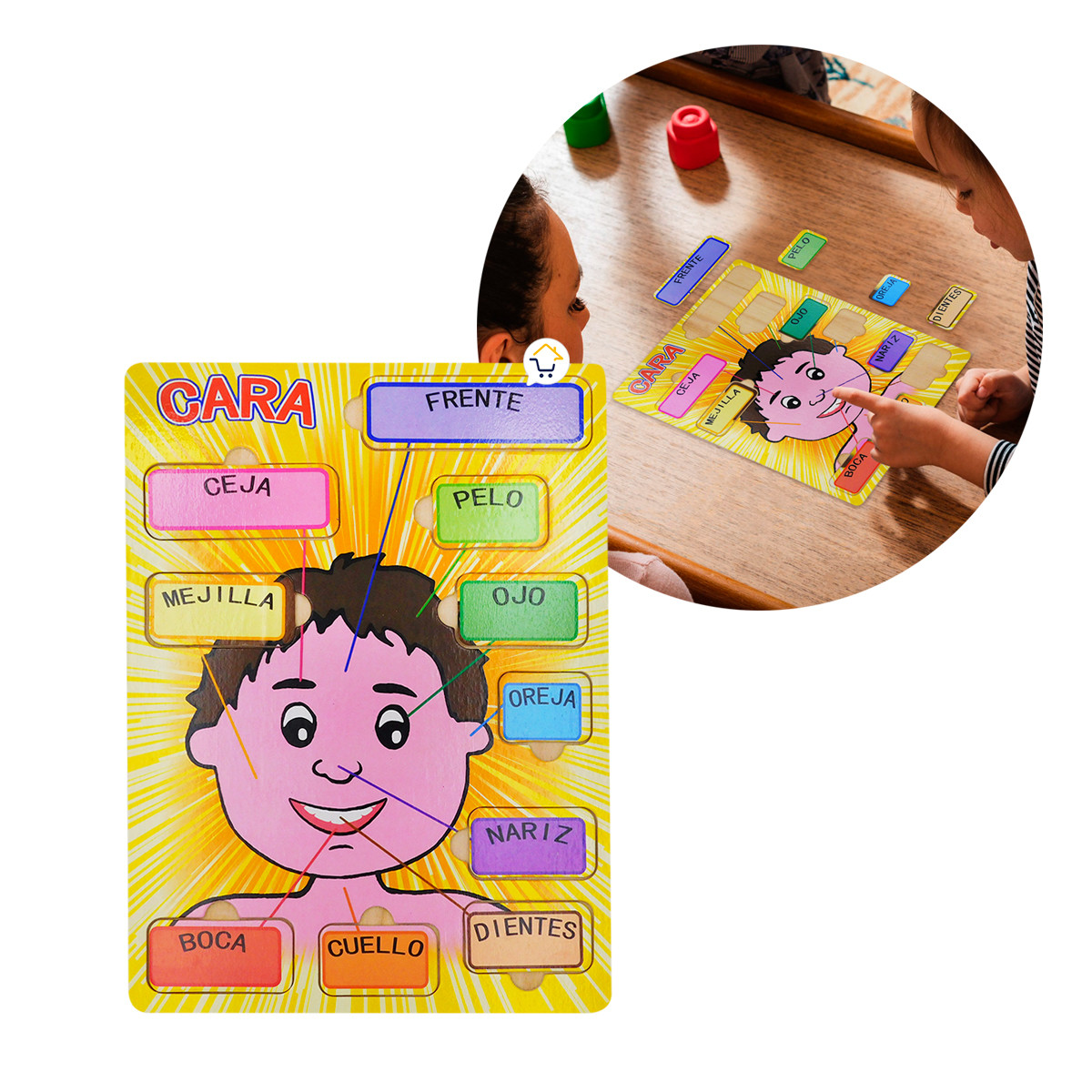 Rompecabezas Didactico Niño MD375